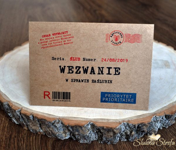 Zaproszenie „wezwanie”