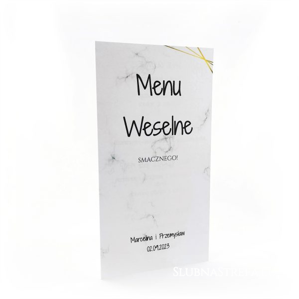 menu weselne marmur